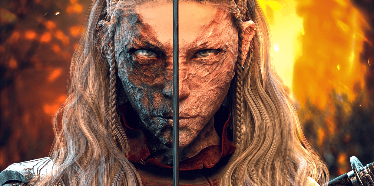 daz product hd burns face addon