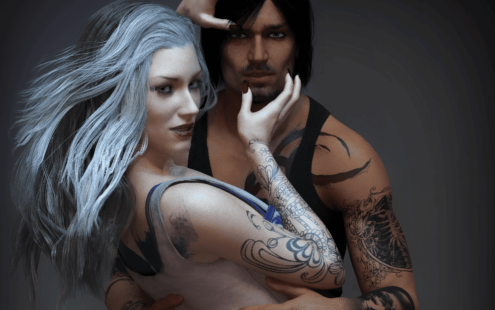 daz product lie tattoo presets 2 male female bundle
