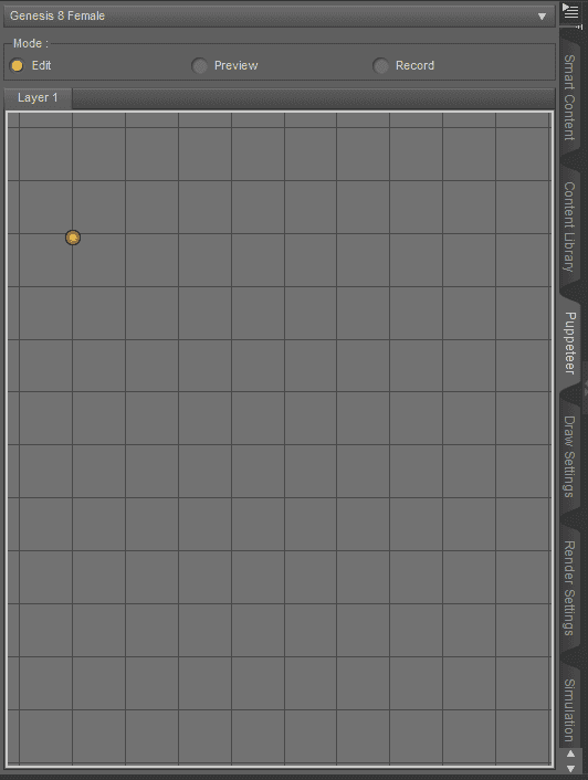 daz puppeteer animation start