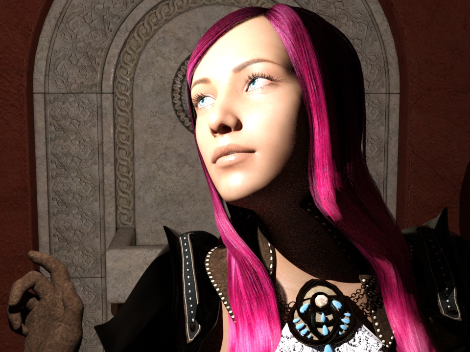 daz render showing noise