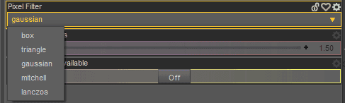 daz sharp rende pixel filter