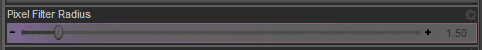 daz sharp render pixel filter radius