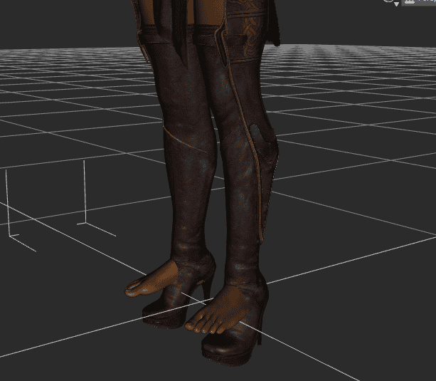 daz shoes issue heels autofit genesis 3