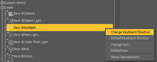 daz studio add shortcut