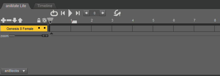 daz studio animate interface