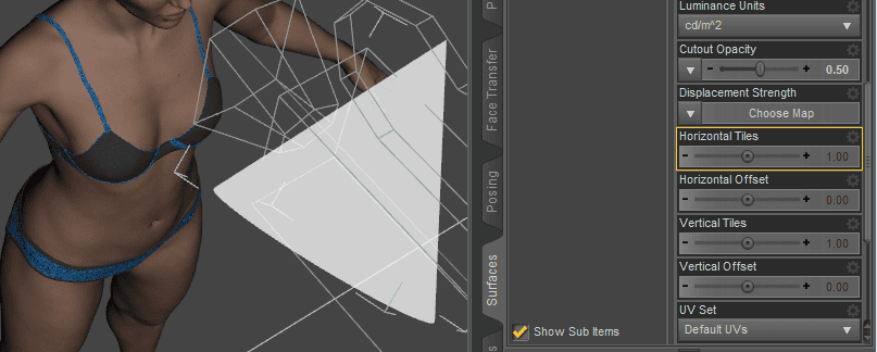 daz studio catchlight cutout opacity