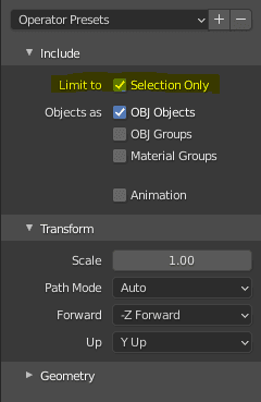 daz studio clothes export settings
