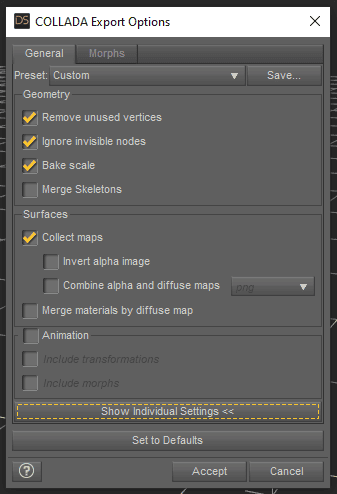 daz studio collada export to blender