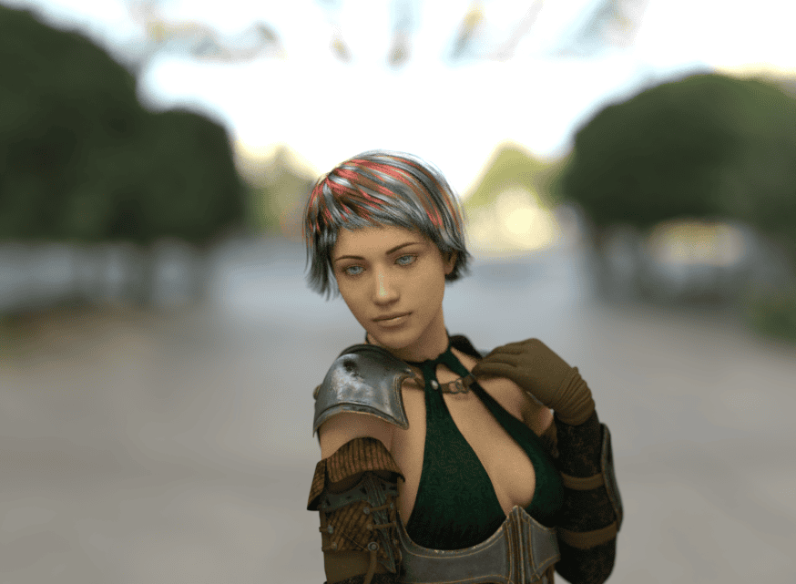 daz studio depth of field portrait