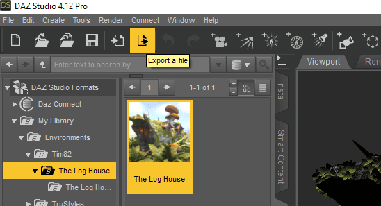 daz studio export 3d model to fbx