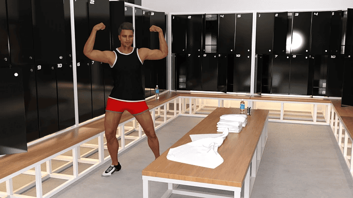 daz studio gym wear outfit