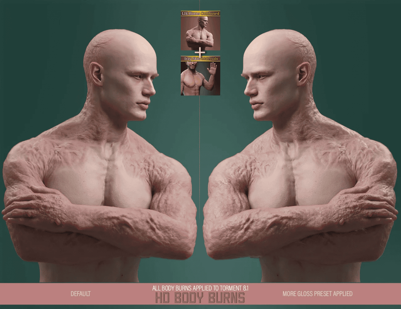 daz studio hd body burns