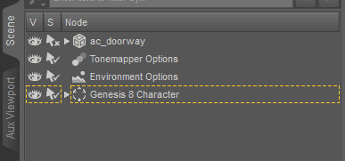 daz studio hide character group