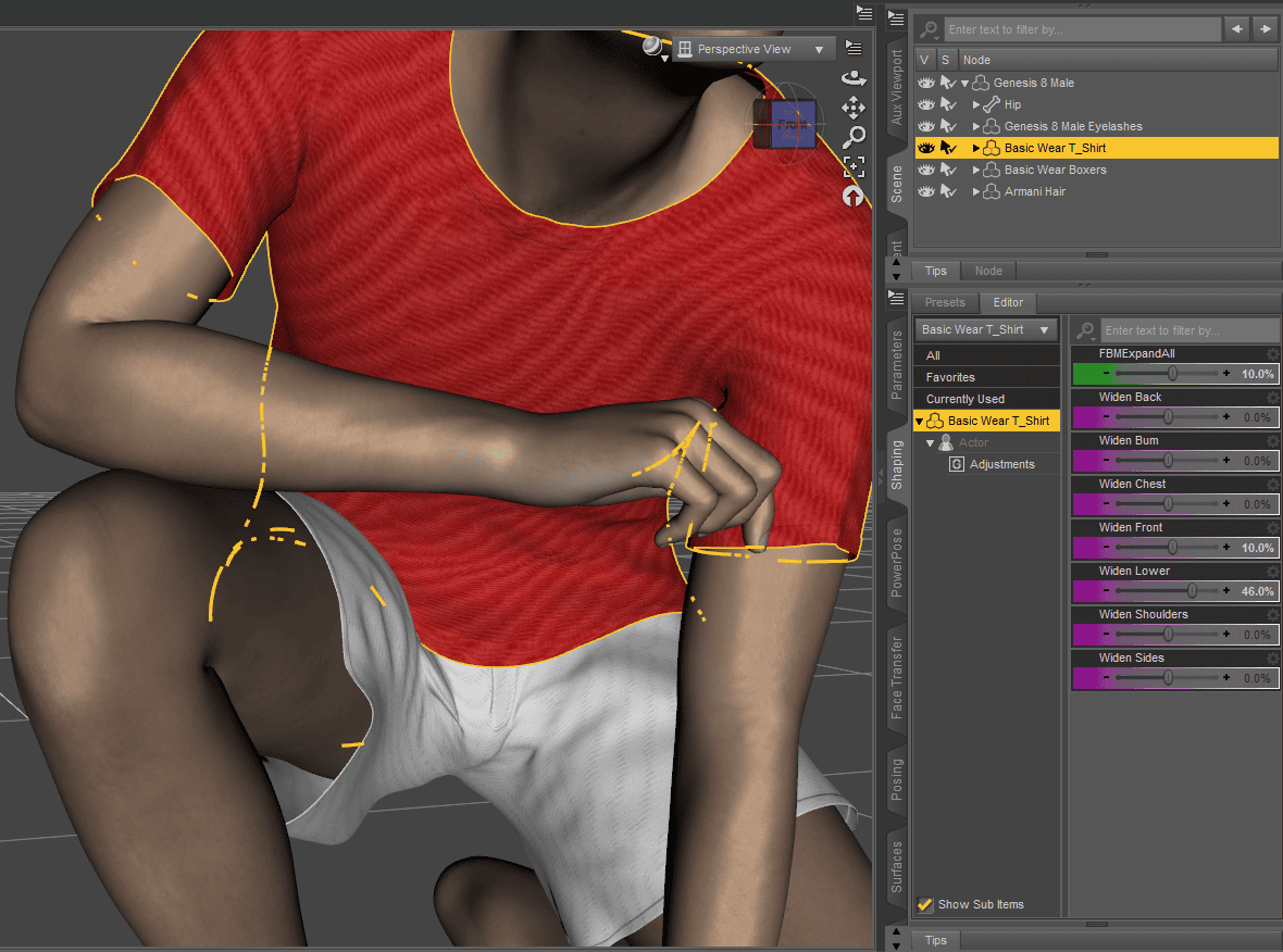 daz studio how to fix poke through