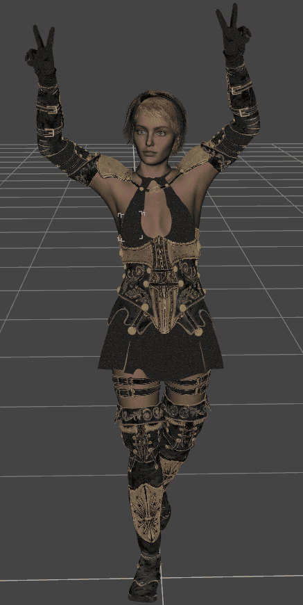 daz studio mirrored pose