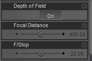 daz studio portrait depth of field settings