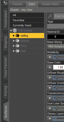 daz studio room surfaces