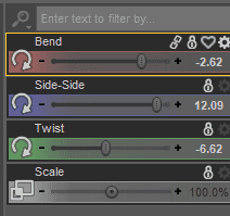daz studio symmetry lock selected