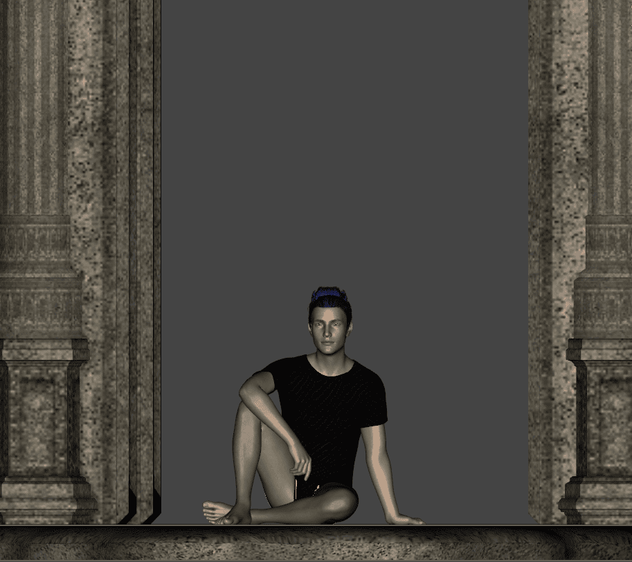 daz studio time save front view