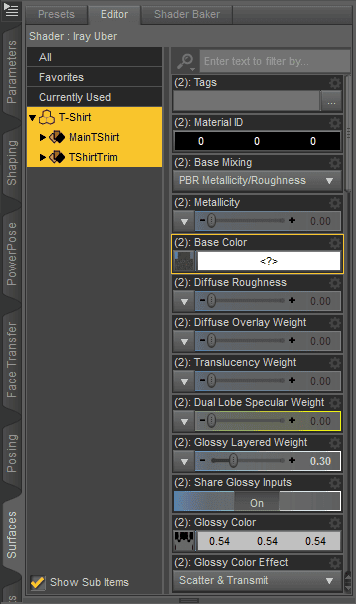 daz studio using custom textures