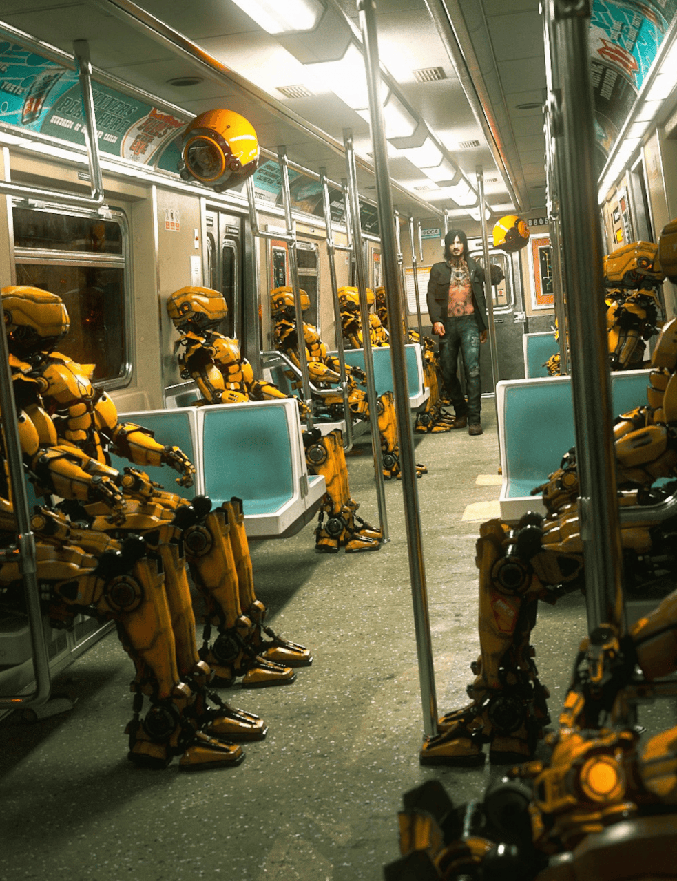 daz subway tunner environment