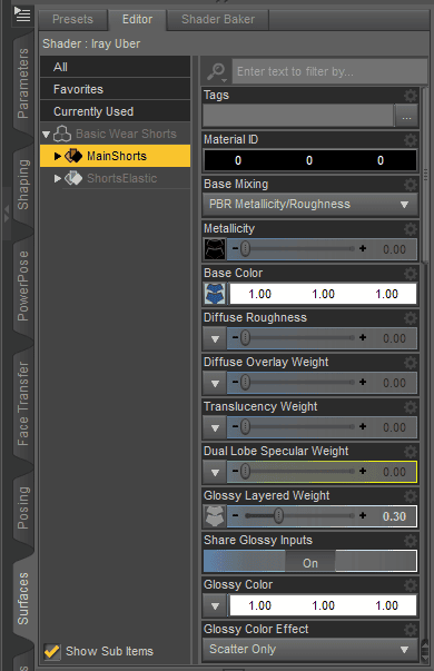 daz surface tab explained in our daz3d texture tutorial