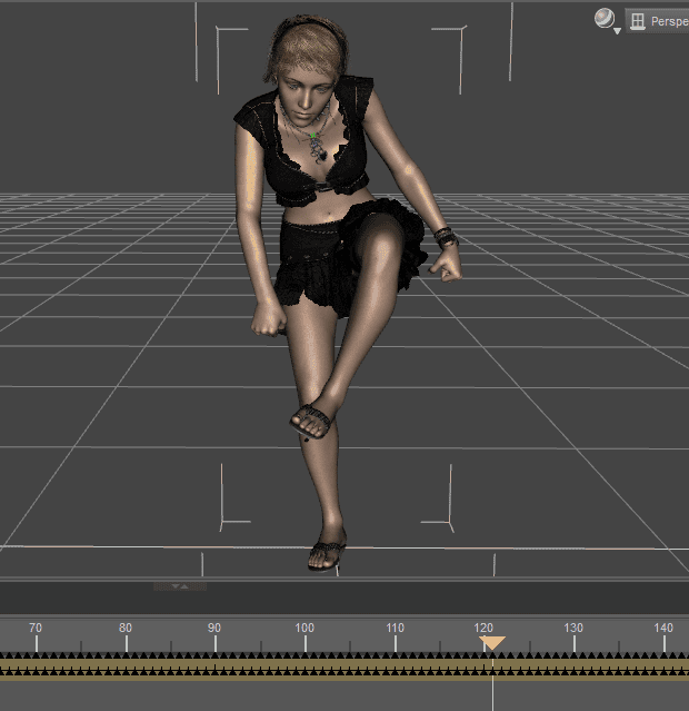 daz timeline dance animation