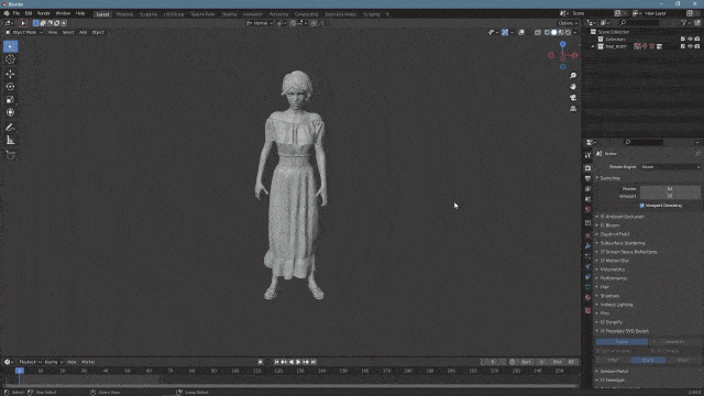 daz to blender animation
