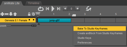 daz to blender bake animations