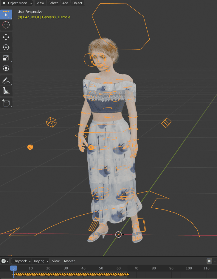daz to blender bridge animations