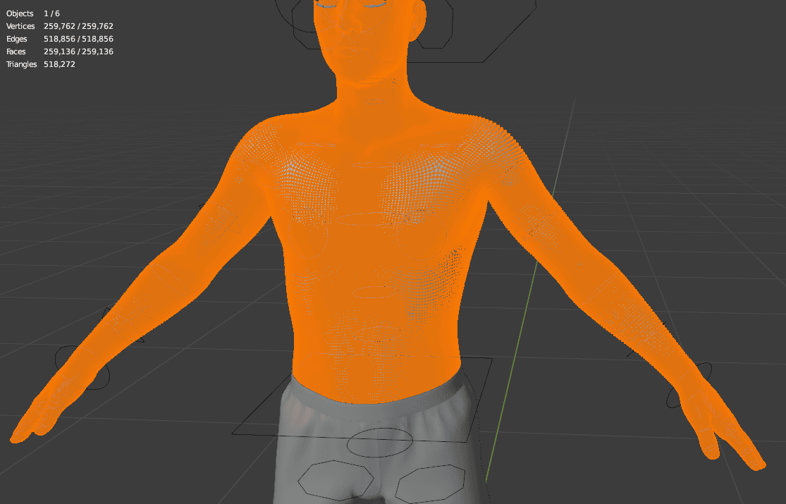 daz to blender bridge subdivision level