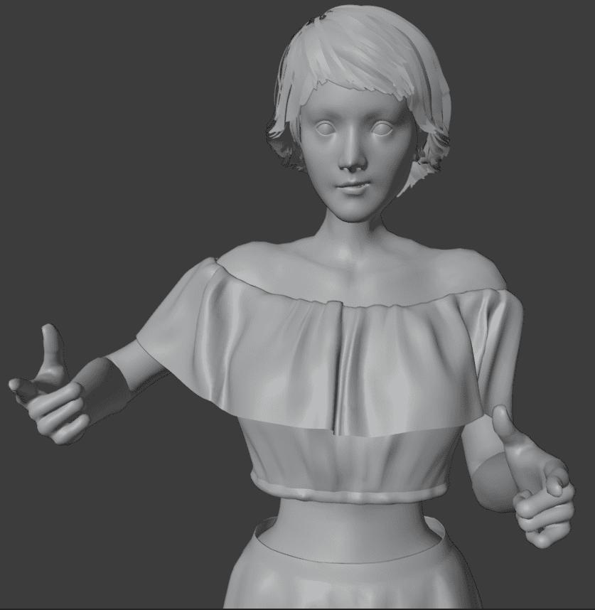 daz to blender posing character