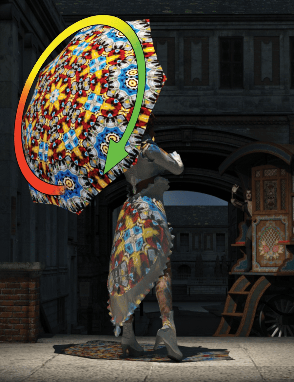 daz product for turnable animation 