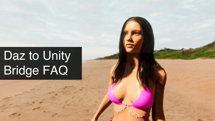 Daz to Unity Bridge: FAQ, Tips, Problems