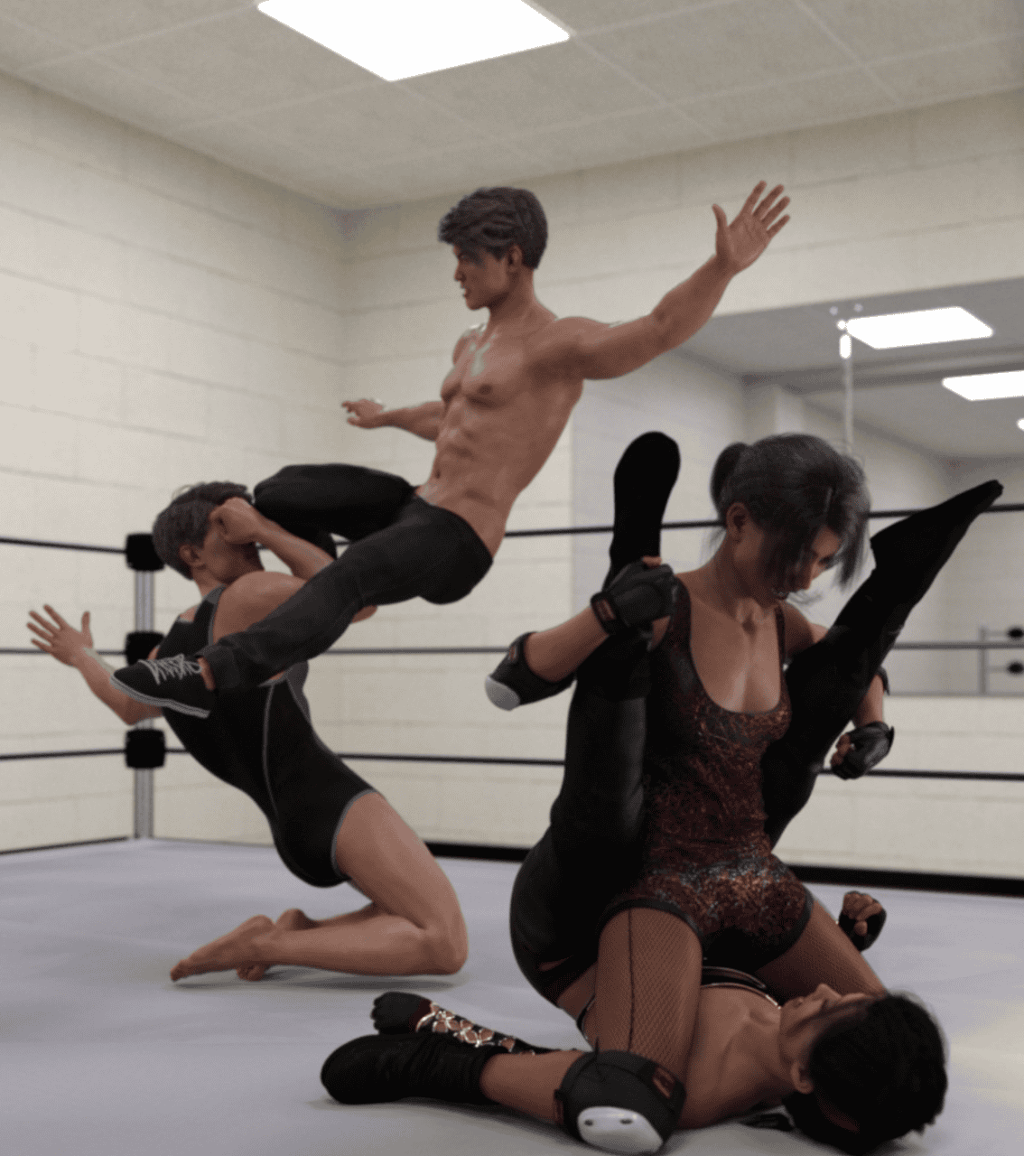 daz wrestling poses gen 88