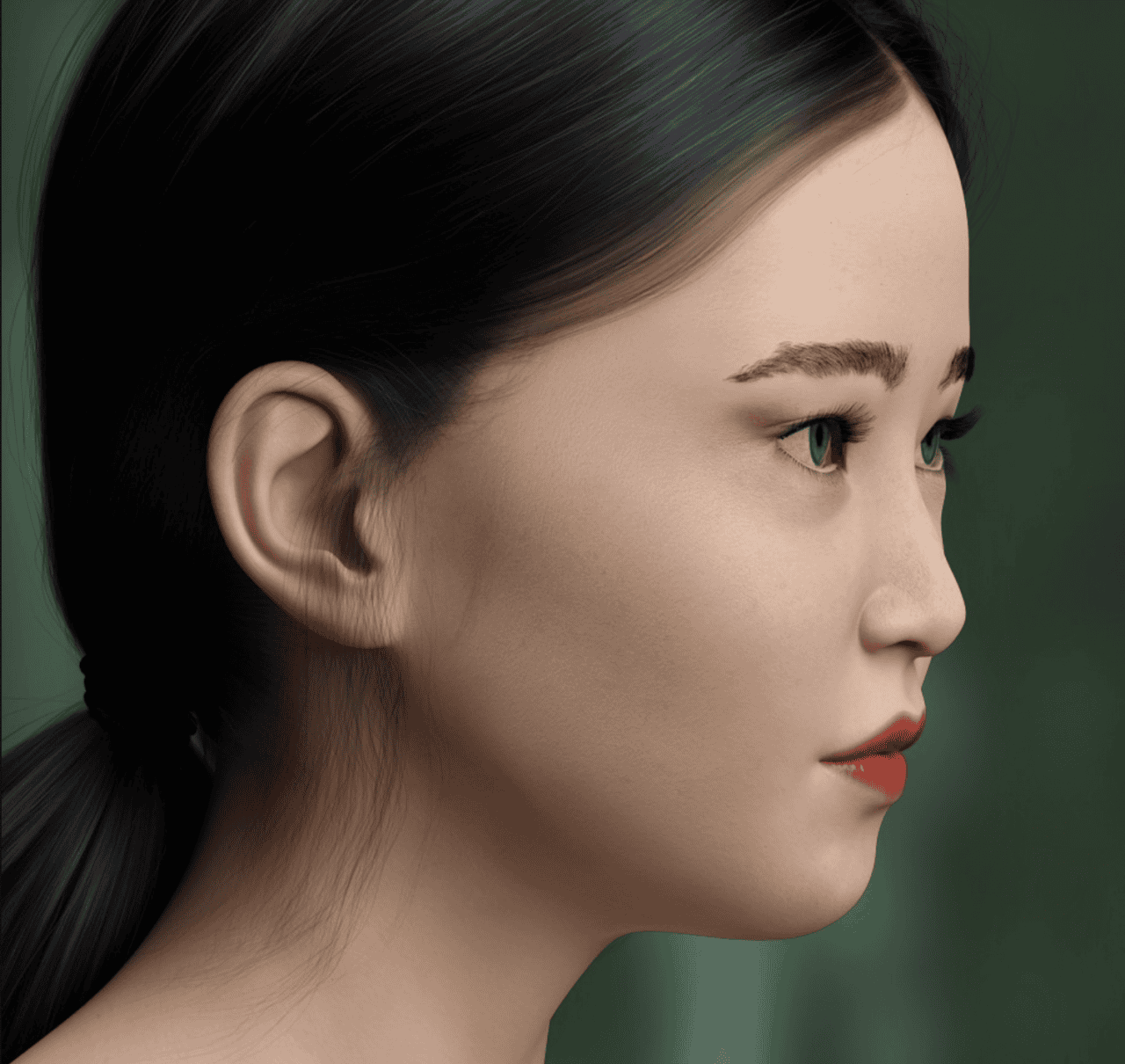 daz zhi ruo asian female model