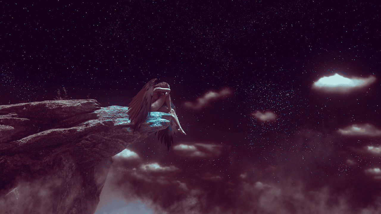 angel daz 3d art by LiliumVA