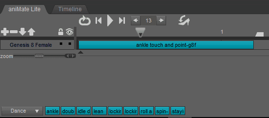 daz3d adding animation to genesis figure