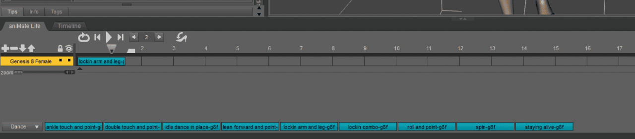 daz3d animate aniblock