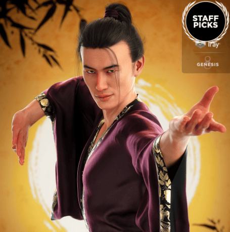 daz3d asian male lee 8
