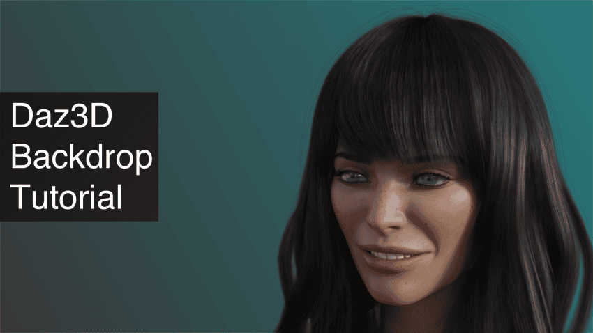 Daz3D Backdrop Tutorial