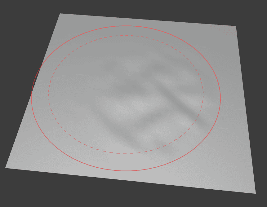 cloth brush chosshair