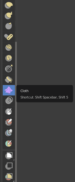blender cloth brush icon