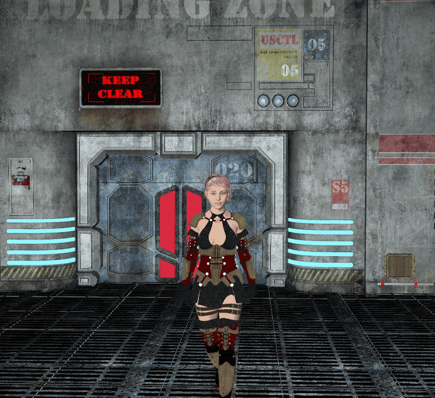 daz3d composition frame character