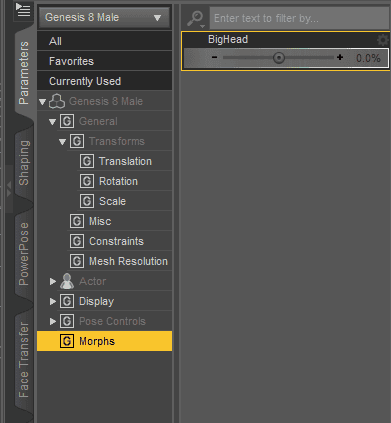 daz3d create custom morph