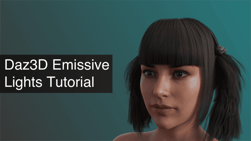 Daz3D Emissive Lights Tutorial