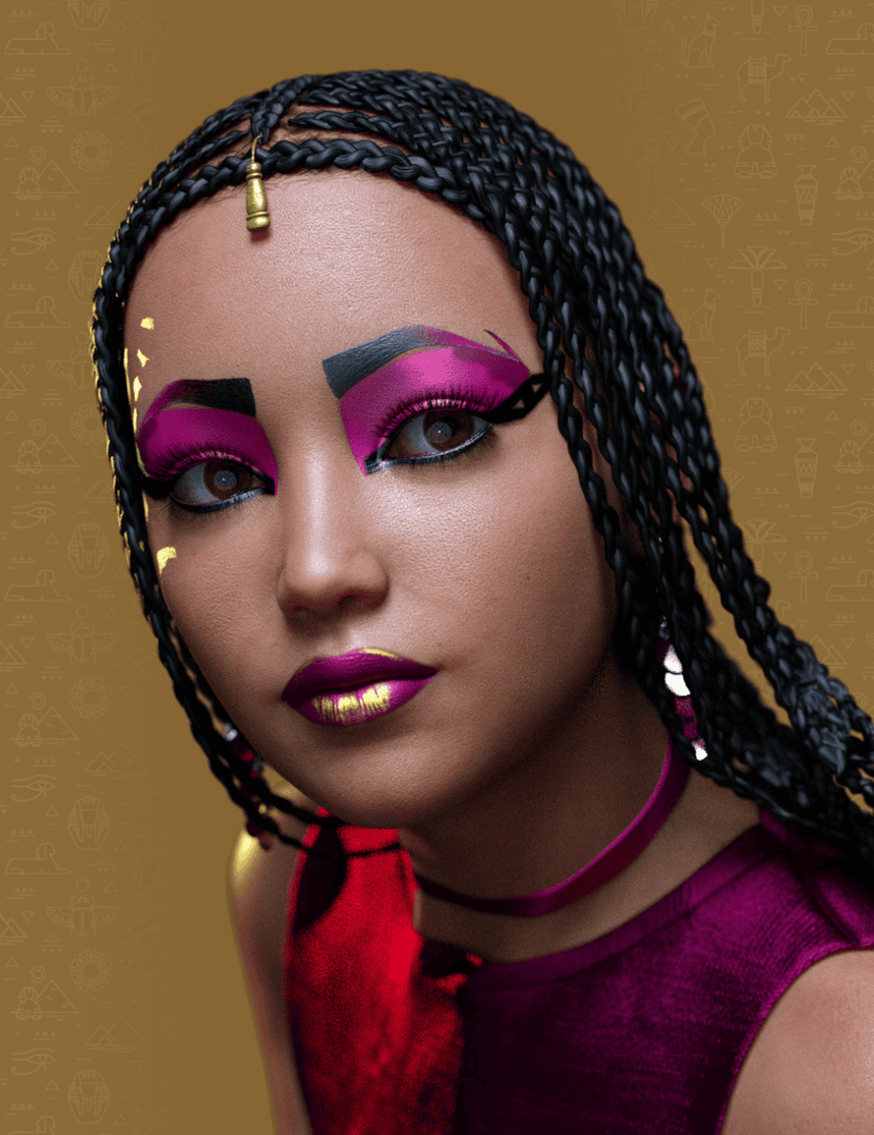 daz3d extreme closeup cleo style geoshell makeups