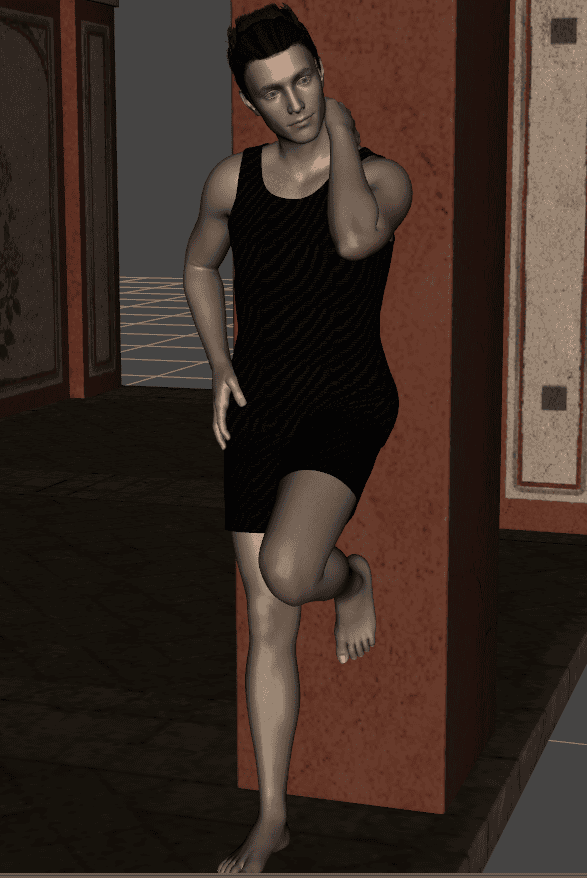 daz3d final character pose