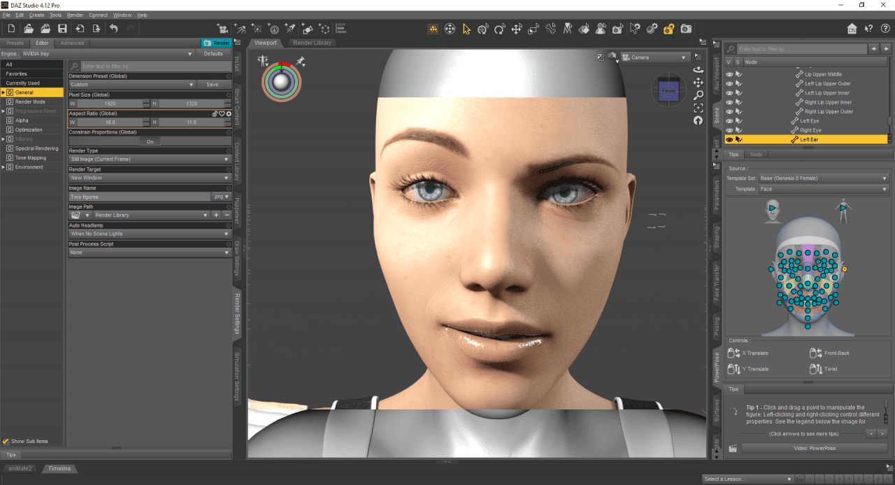 daz3d genesis 8 facial expressions