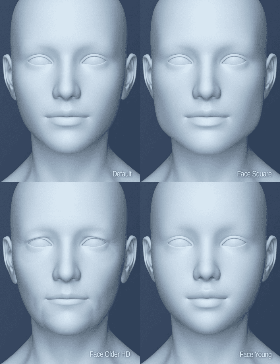 daz3d genesis 8 figure head morphs